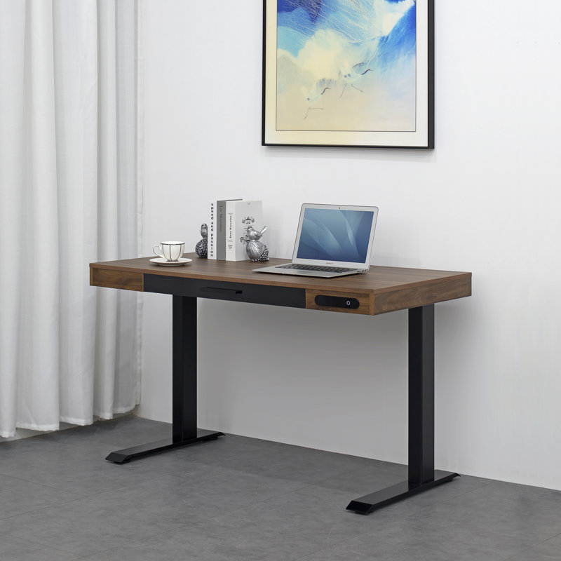 Latitude Run® Oneonta Height Adjustable Standing Desk & Reviews Wayfair